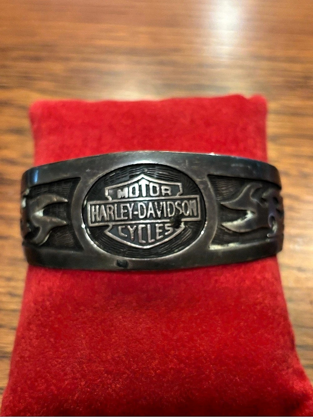 Men’s sterling silver Harley-Davidson Motorcycles bracelet Motorcycles Engraved